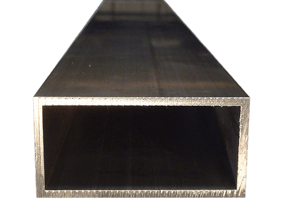 6063 T52 Aluminum Rectangle Tube - 1" X 3" X 36" Length, 1/8" Wall Thickness