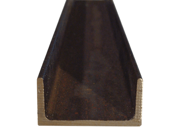 Steel Bar Channel 2 x 1 x 3/16 (Grade A36) - inchofmetal